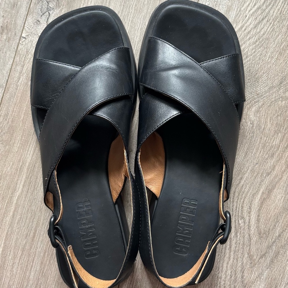 Camper Women's Elegant Black Sandals